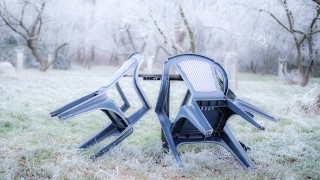 Winterpause im Obstgarten von Benthe