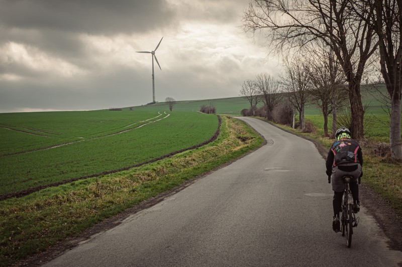 Strasse von Appelern nach Westen
