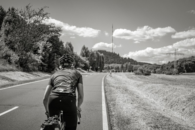 Auf der Strasse von Steinborn nach Kirchweiler / Eifel