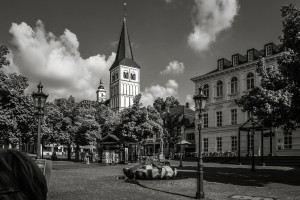 Siegburg Marktplatz, Museum (früher Schule und Gericht)